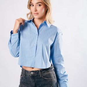 RHINESTONE CAMISA MANGA LARGA