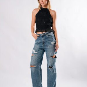 HIGH RISE RELAXED JEANS
